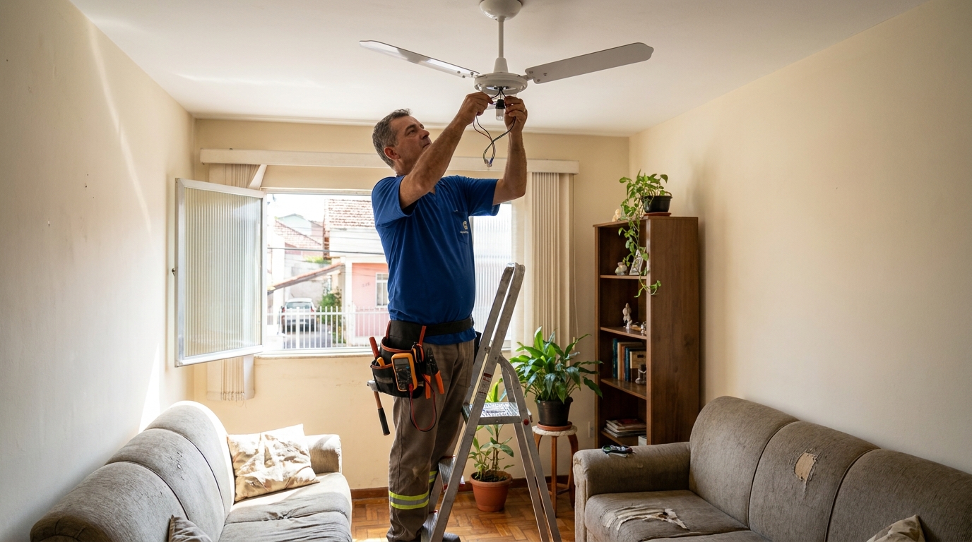 Montagem de Ventilador em Betim‑MG